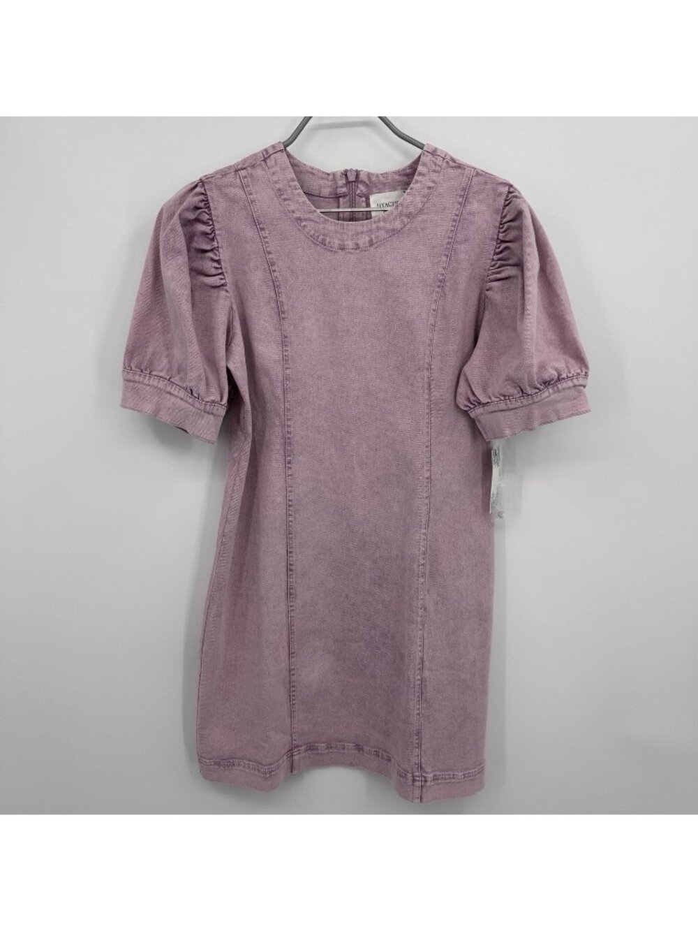 Hyacinth House by Tuckernuck Women's Lilac Denim Juniper Mini Dress size M NWT